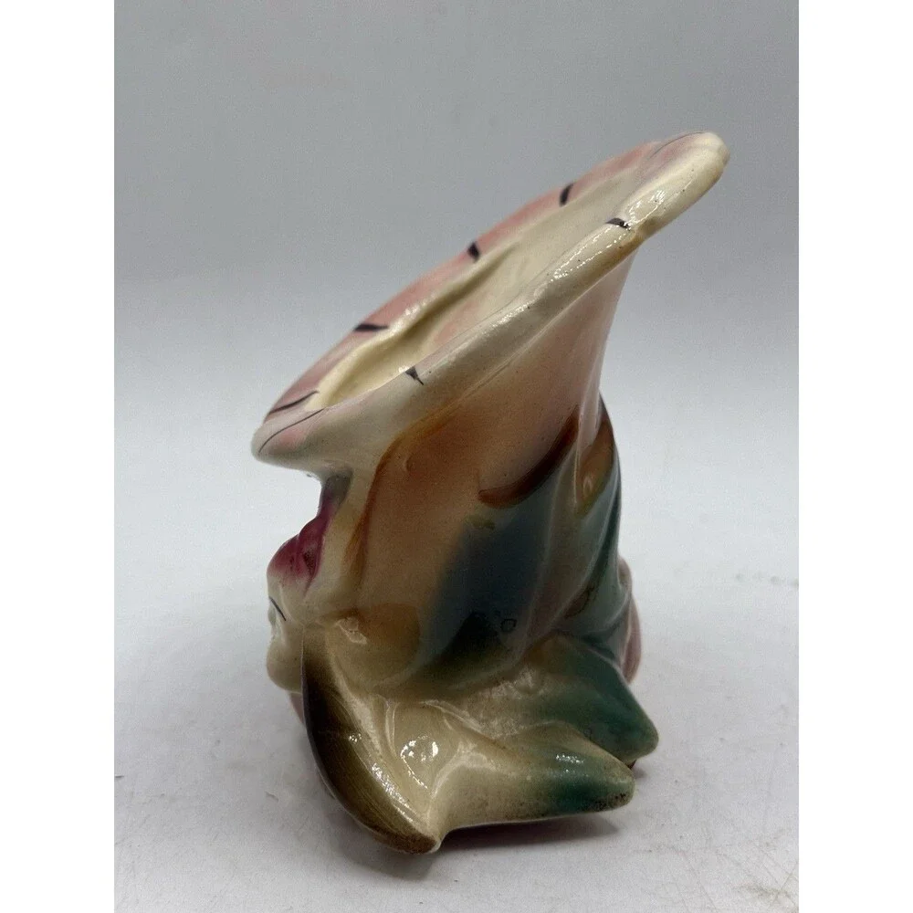 Vintage Mid Century Flower Fairy Planter : Pixie Succulent Planter